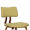 Armen Living Jaguar Mid-Century Dining Chair in Walnut Wood and Green Fabric LCJASIWAGREEN - alternate 7